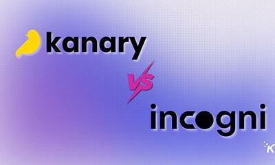 Canary vs incognito mode comparison graphic with colorful background and contrasting text for tech privacy features.