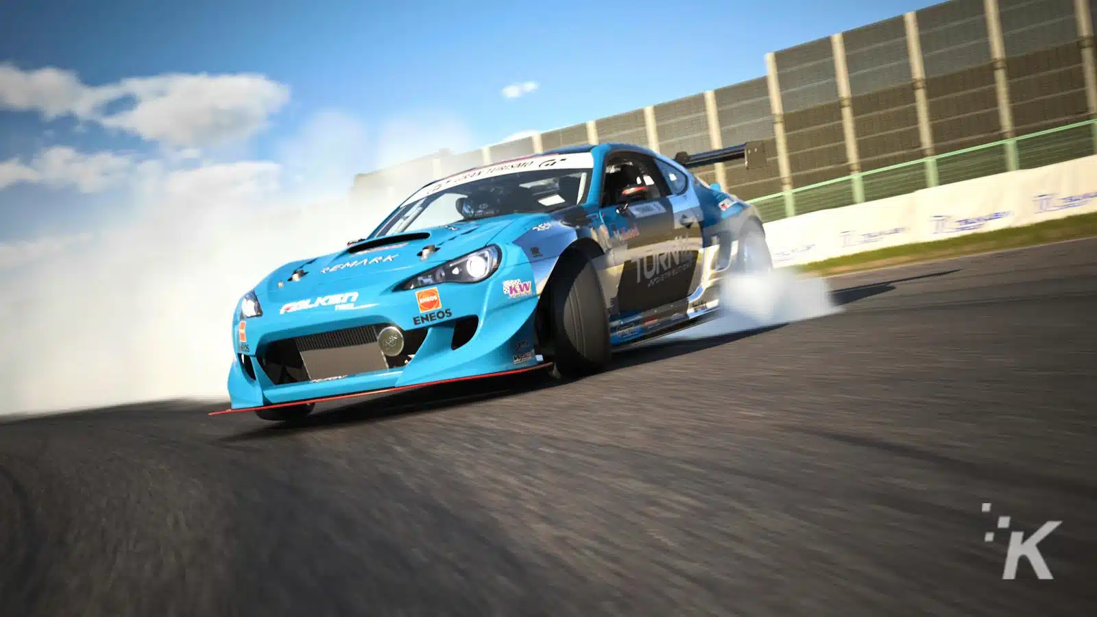 Car skidding in PS5 exclusive Gran Turismo