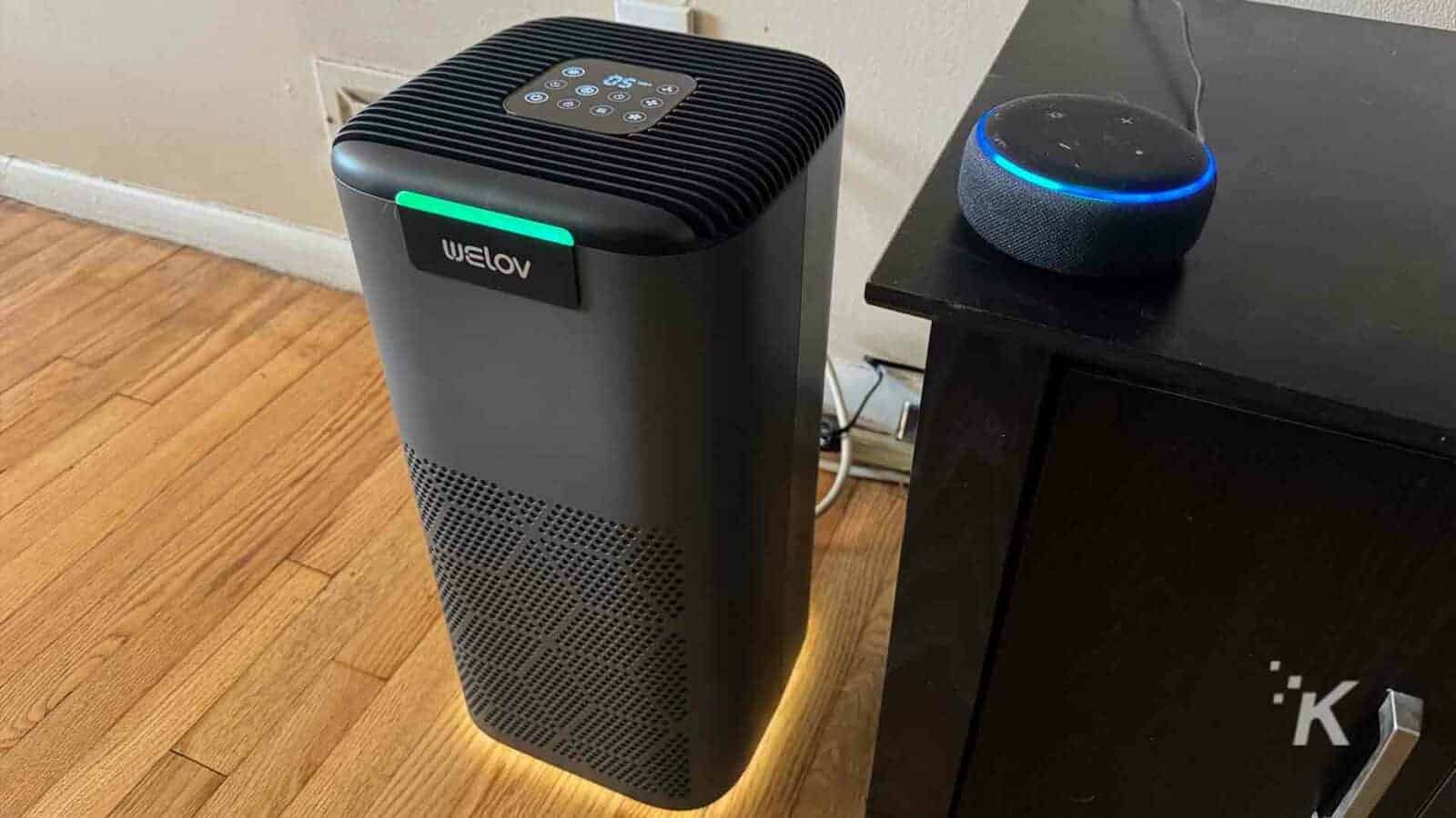 WELOV air purifier with Alexa smart device