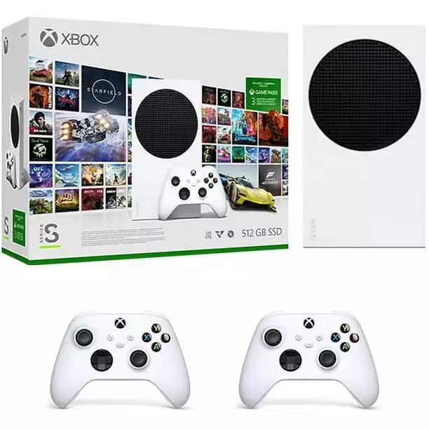 Xbox Series S + Two Controllers + 3 Month Game Pass