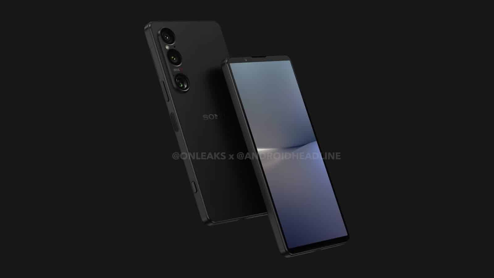 Modern smartphone design with triple camera system.