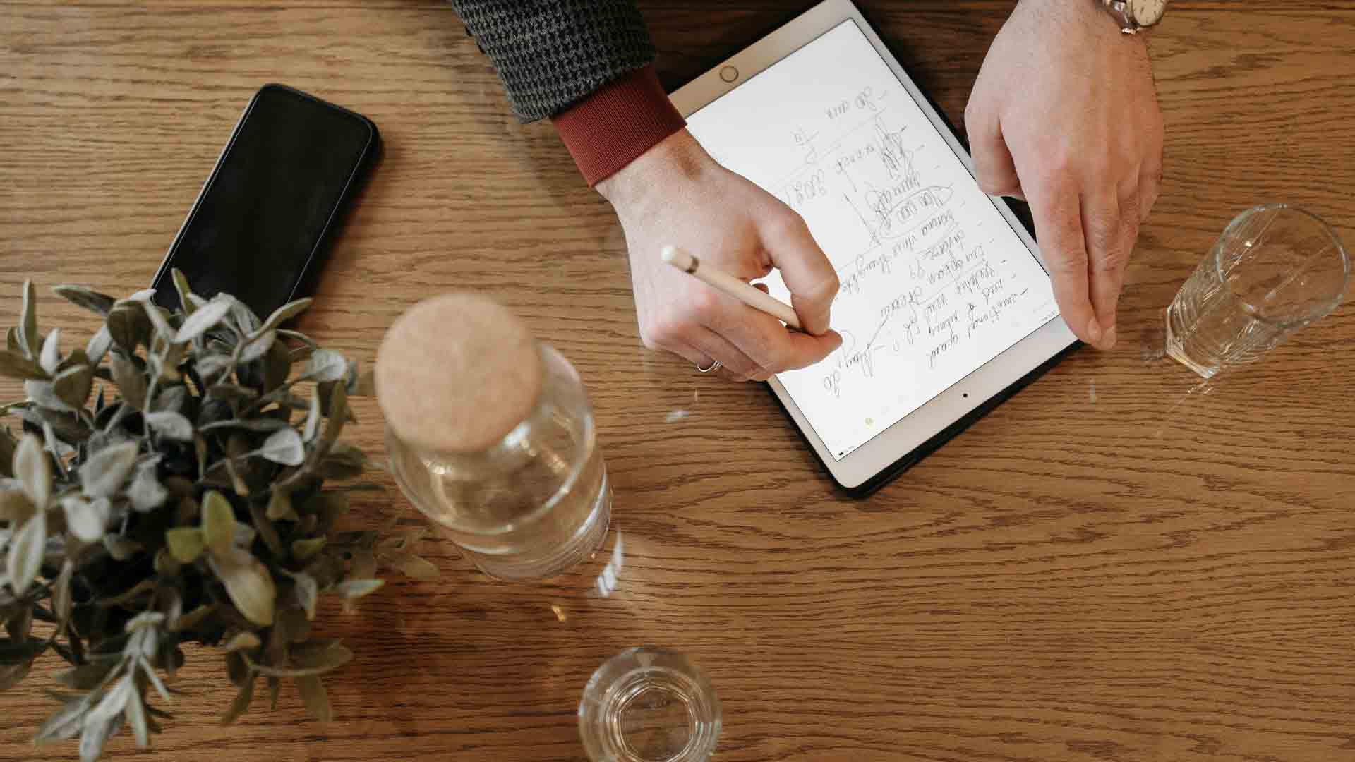 Storyboarding and visual storytelling with the Apple Pencil