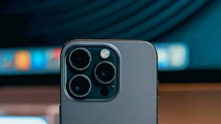 iPhone 15 Pro camera close-up