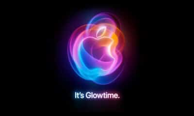 Glowtime logo with apple design.