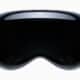 Futuristic VR headset with sleek black design