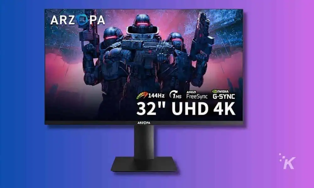Arzopa 32-inch 4K UHD gaming monitor display