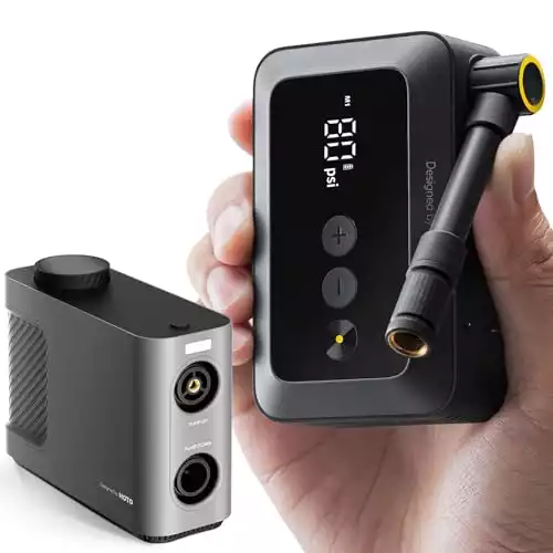Hoto Mini Bike Pump w/ Air Pump Master