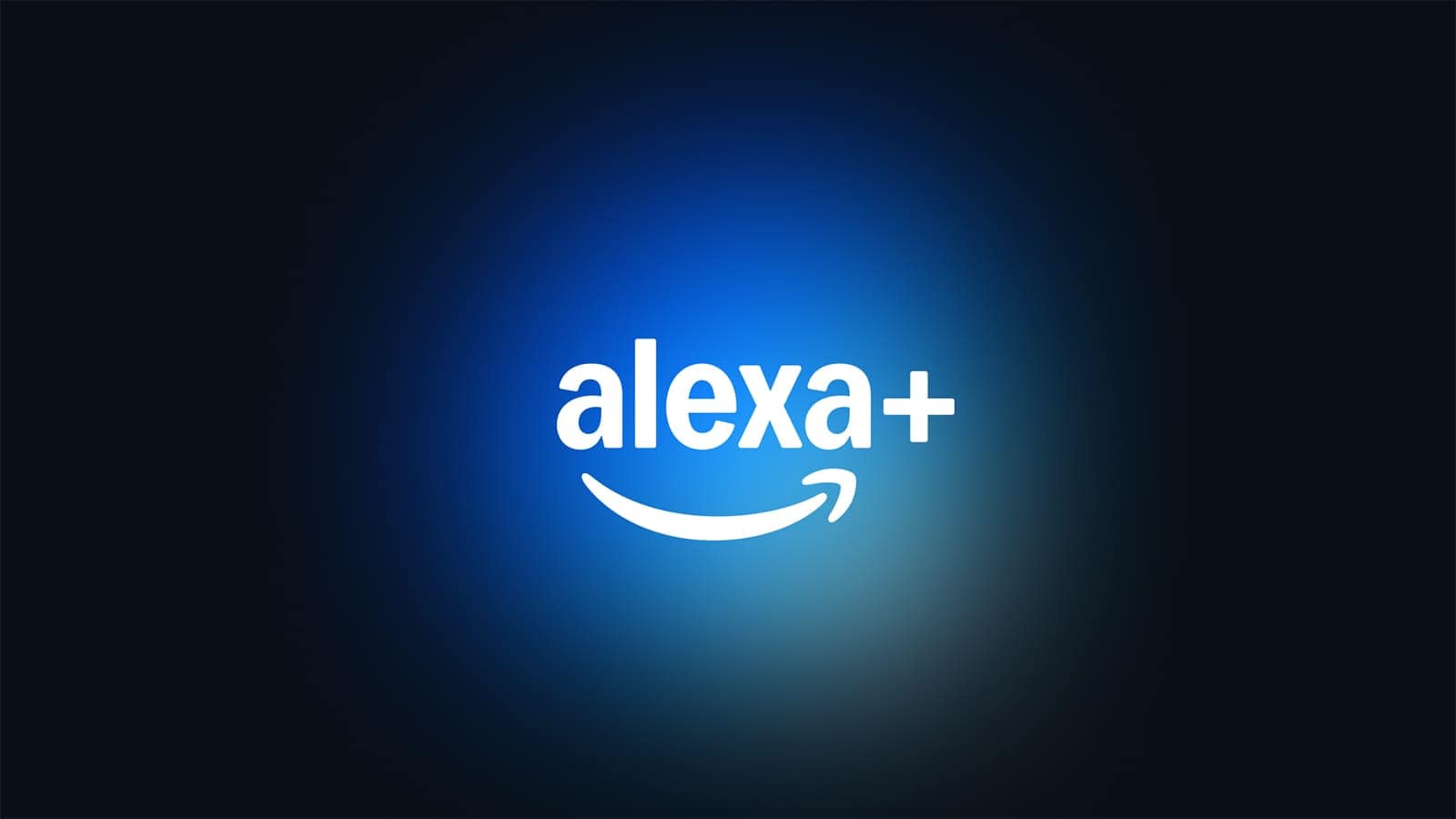 Alexa Plus logo on blue background
