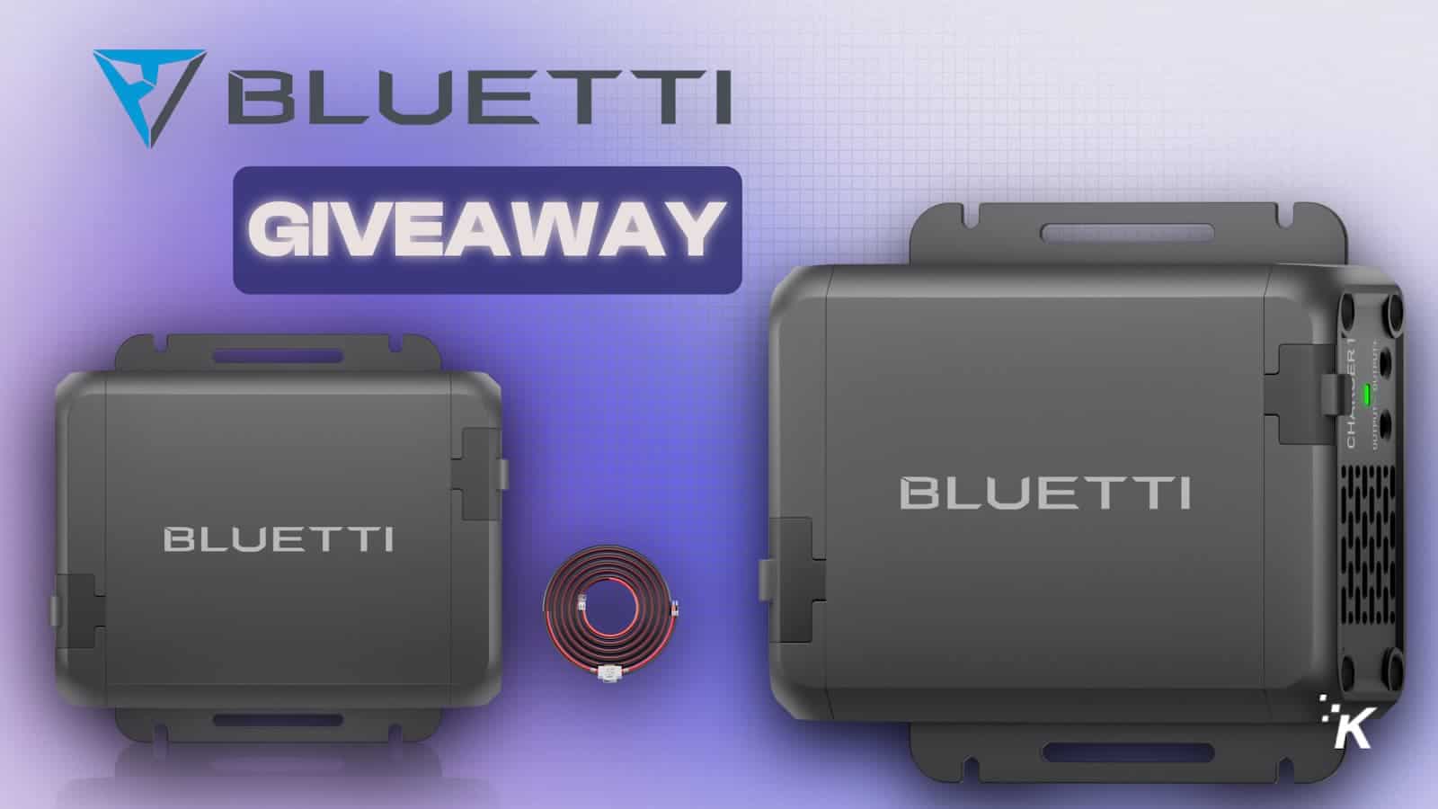 Bluetti power station giveaway promotion