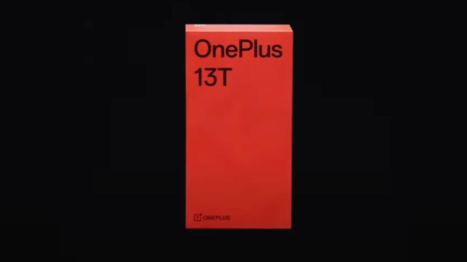 Box of OnePlus 13T smartphone