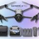 DJI Mavic 4 Pro drone with accessories displayed.