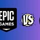 Epic Games vs Apple logo showdown