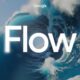 Google Flow on swirling water background