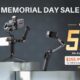 Memorial Day Sale, gimbals up to 50% off.