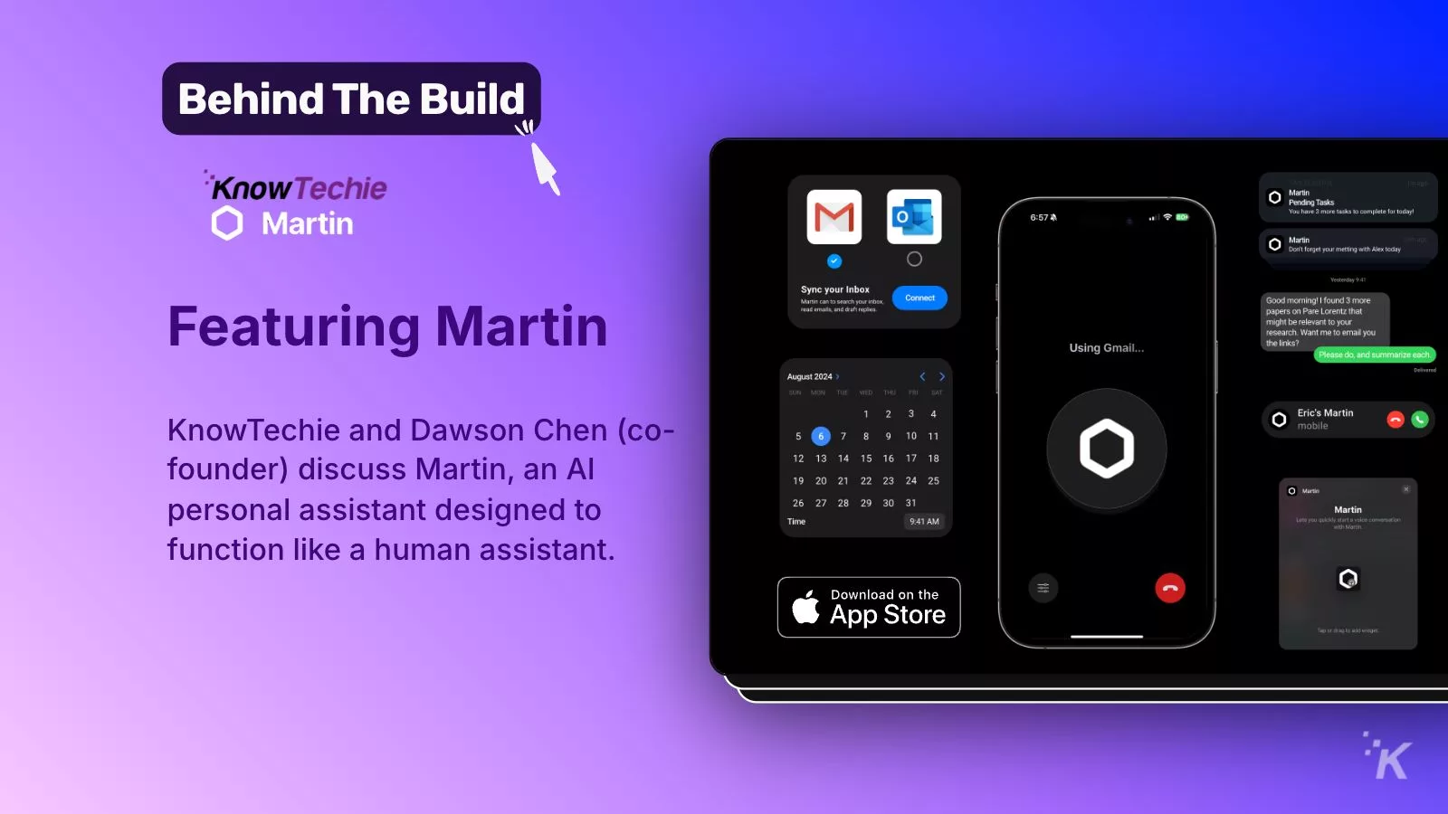AI personal assistant Martin discussed by KnowTechie.