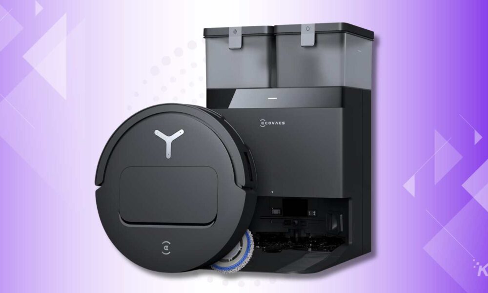 Ecovacs robot vacuum and cleaning station