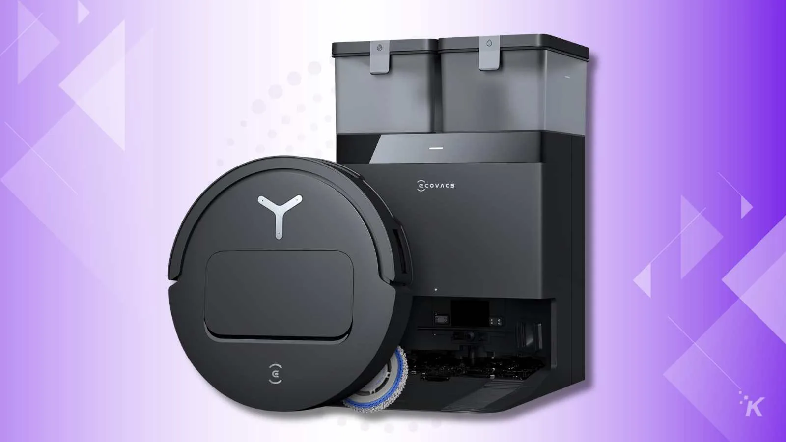 Ecovacs robot vacuum and cleaning station