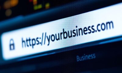 Close-up of web browser address bar.