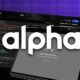 Alpha app interface showcasing coding features.
