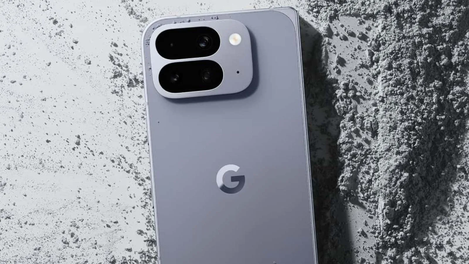 Google smartphone on textured surface