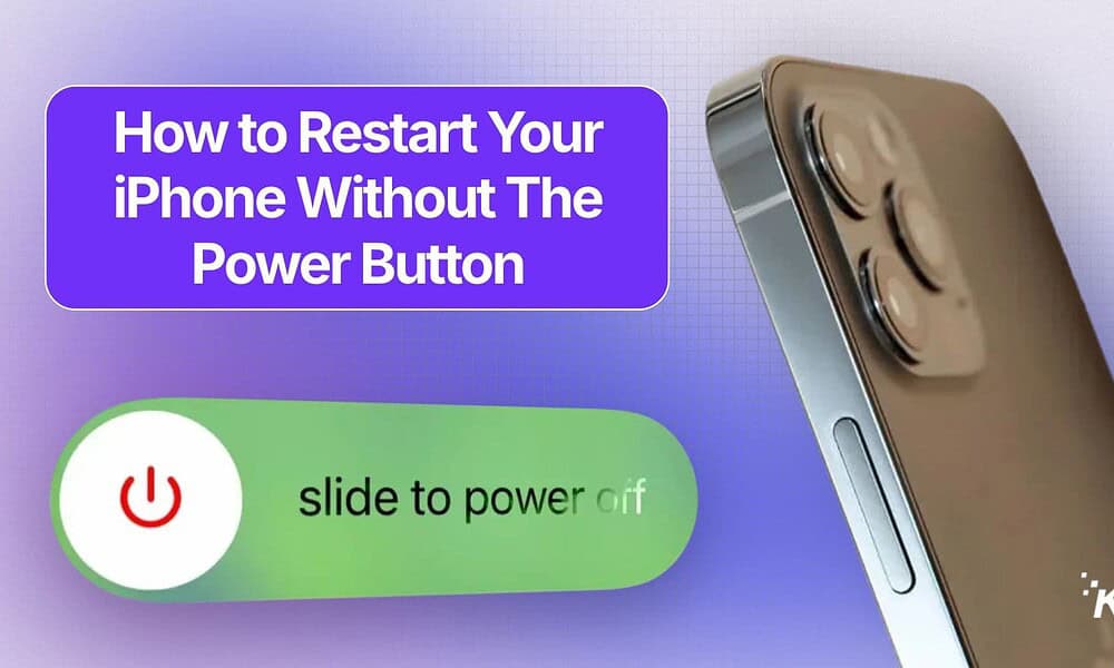 Restart iPhone without power button guide.