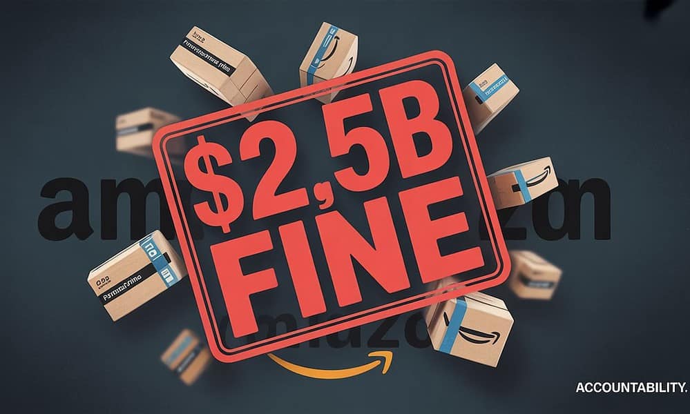 $2.5 billion Amazon fine, digital marketplace regulation, e-commerce accountability, online store enforcement, tech industry crackdown, Amazon legal action, antitrust issues.