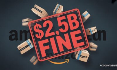 $2.5 billion Amazon fine, digital marketplace regulation, e-commerce accountability, online store enforcement, tech industry crackdown, Amazon legal action, antitrust issues.