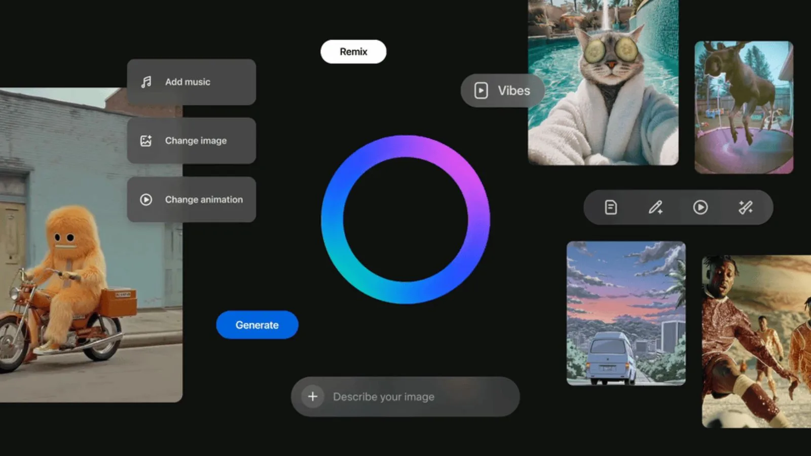 Color wheel and video editing interface used for creating digital art and videos on KnowTechie.