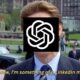 Meme with obscured face and LinkedIn joke