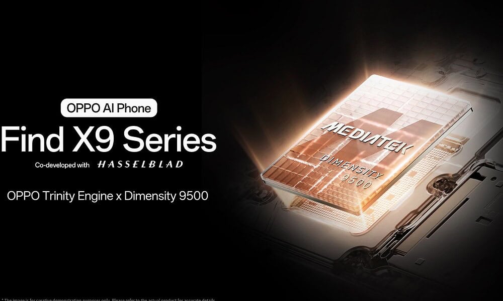 OPPO Find X9 Series with MediaTek Dimensity 9500