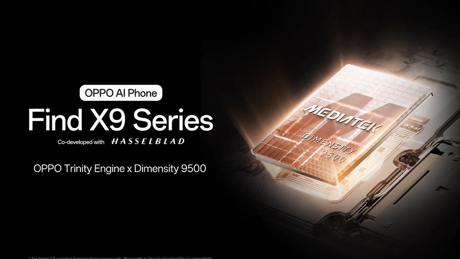 OPPO Find X9 Series with MediaTek Dimensity 9500