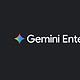 Gemini Enterprise logo with colorful star icon on dark background, representing innovative technology solutions for businesses.