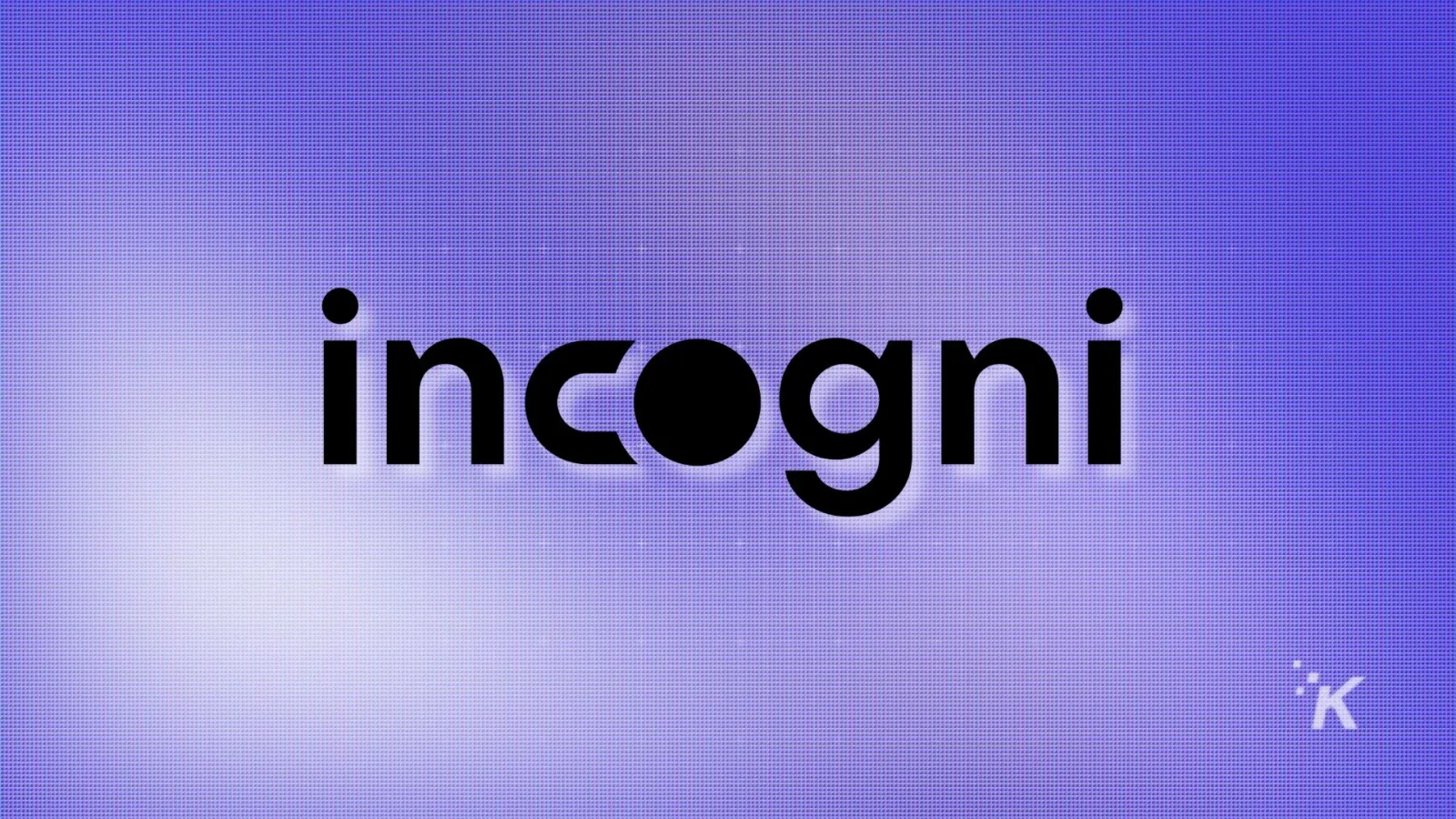 A digital pixelated background with the KnowTechie logo in bold black font on a purple-blue gradient.