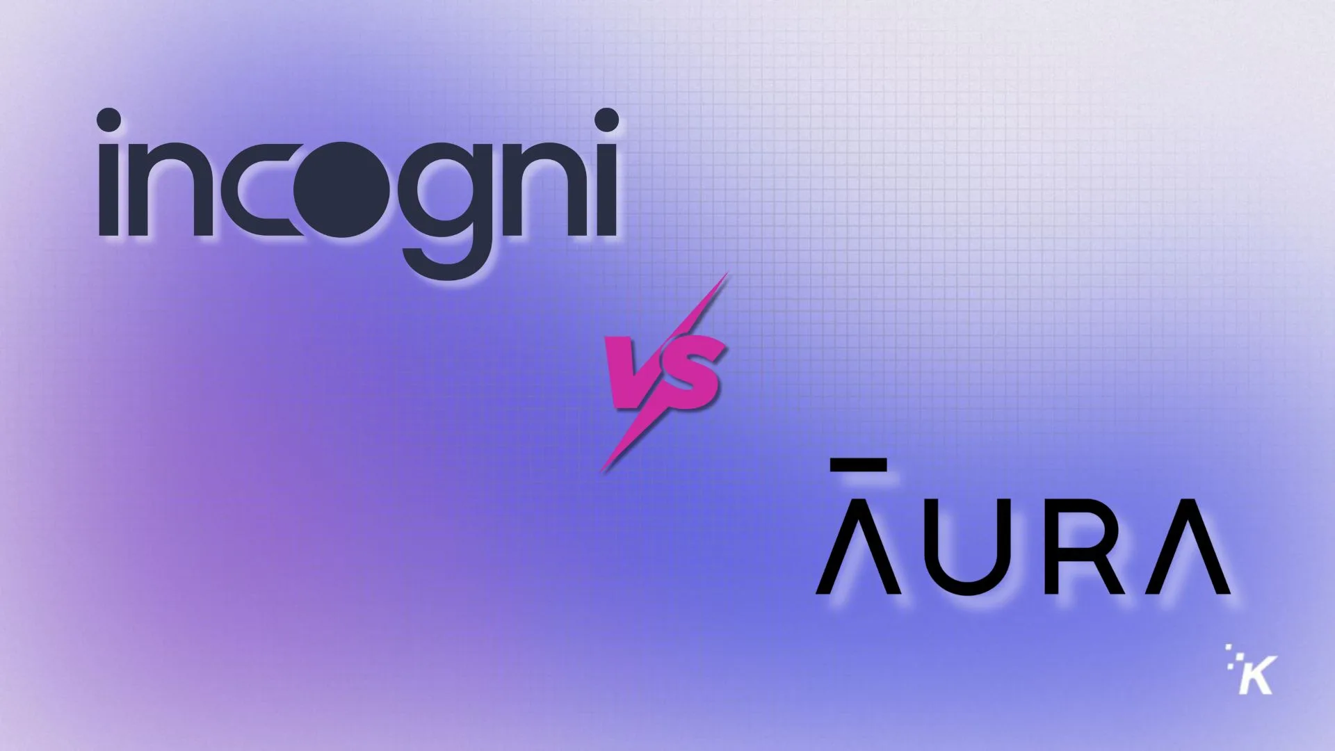 Inogni vs AURA logo comparison on a digital background with text and vibrant design elements.