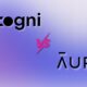 AI-generated comparison graphic of Incogni vs Aura, highlighting differences in data privacy and online security services, with vibrant purple and blue gradient background.