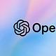 OpenAI logo on colorful background