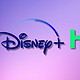Alt text: Disney+ and Hulu logos displayed on a purple background, showcasing popular streaming platforms for movies, TV shows, and entertainment content.