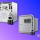 Modern HVAC units featuring digital controls and remote thermostats for efficient climate management.