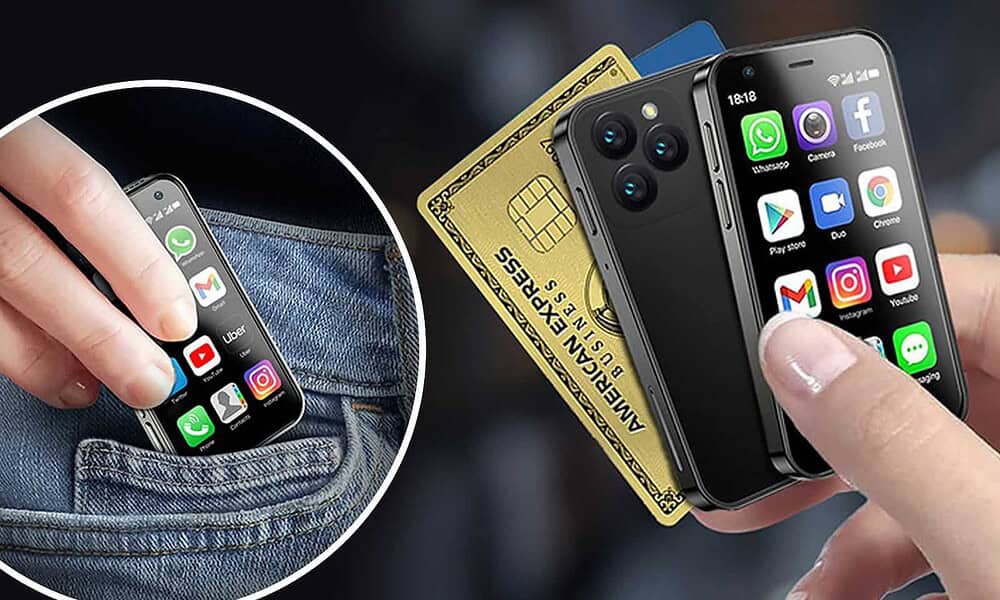 Smartphone with app icons being held near cash and credit card, representing digital payments and mobile banking.