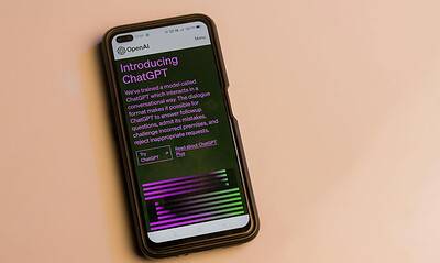 AI chatbot powered by OpenAI's ChatGPT showcasing conversational AI technology.