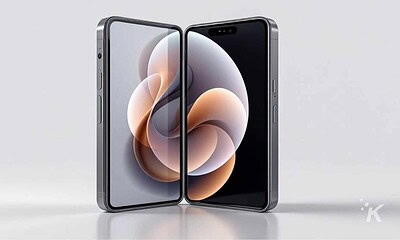 Stunning foldable smartphone displays a sleek, modern design with dual screens, perfect for tech enthusiasts and gadget lovers.