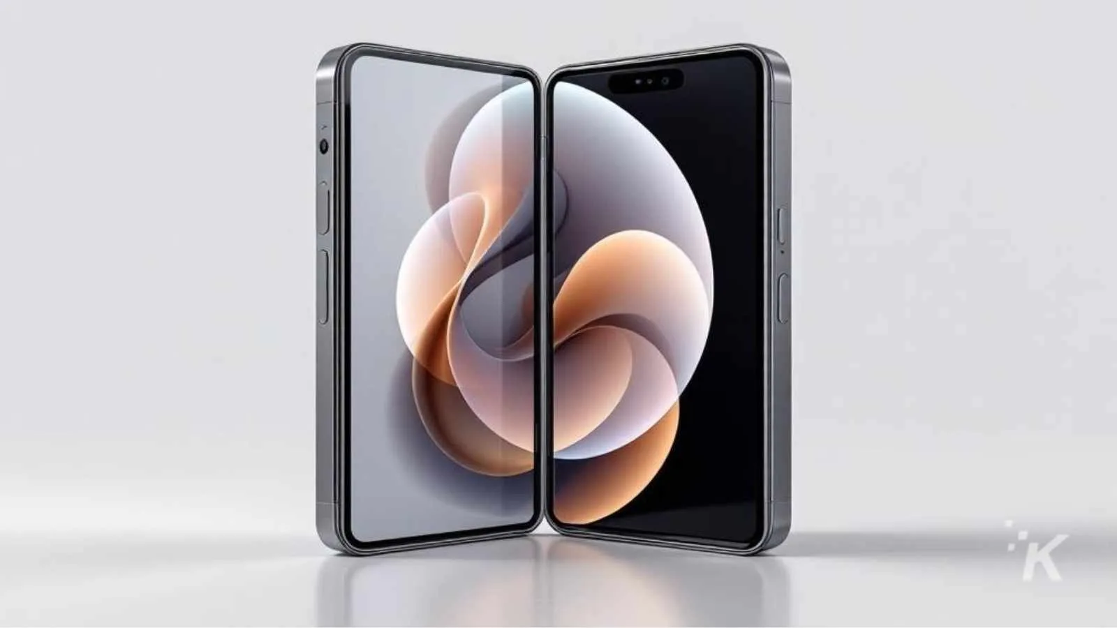 Stunning foldable smartphone displays a sleek, modern design with dual screens, perfect for tech enthusiasts and gadget lovers.